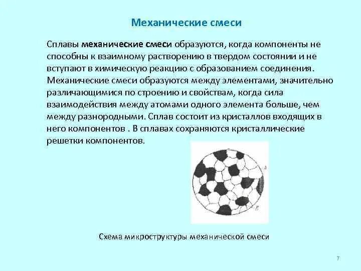 Взаимодействие компонентов сплава. Взаимодействие компонентов сплава