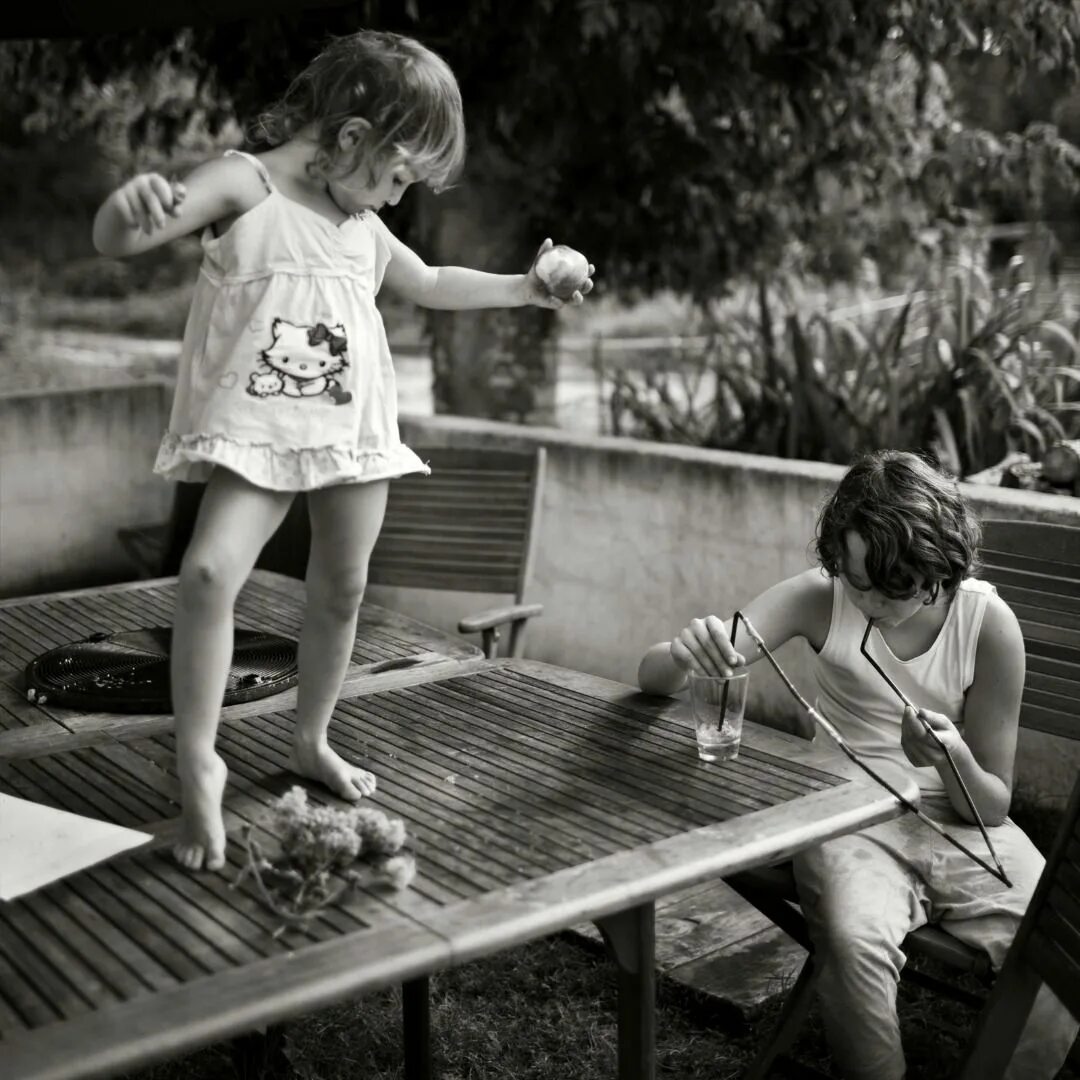 Children's nudism. Alain Laboile фотограф.