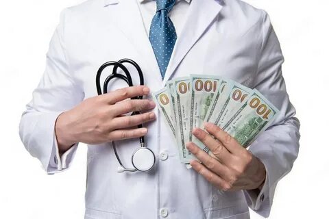 Дали деньги врачу