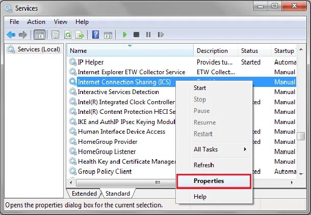 Internet connection sharing. Internet connection sharing (ics). служба ics. ics служба windows 10. отключение ics службы.
