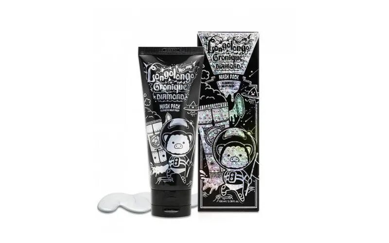 Черная маска-пленка Elizavecca Hell Pore Longolongo Gronique Black Mask Pack. "[Elizavecca]  маска-пленка Elizavecca Hell-Pore Longolongo Gronique Black Mask Pack,   100 мл". Elizavecca - маска-пленка для лица с древесным углем, 100 мл. Маска-пленка Бриллиантовая 100мл.