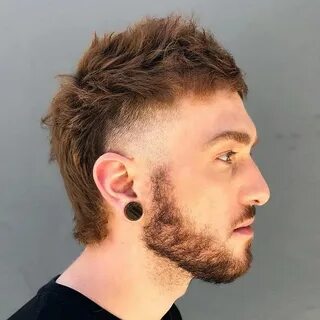 Прическа mullet мужская