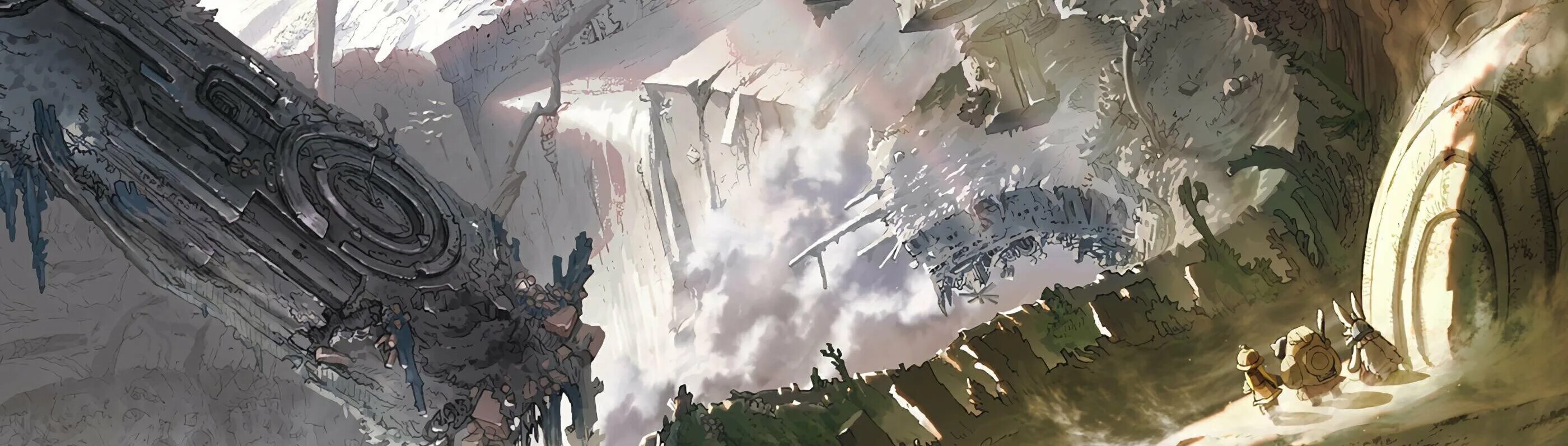 Сделанный в бездне дата выхода. Made in abyss 2 сезон. идофронт made in abyss. созданный в бездне локации. море останков созданный в бездне.