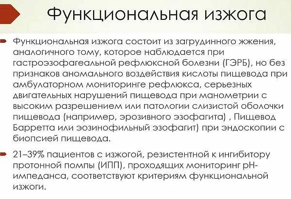 При какой кислотности желудка бывает изжога. Классификация изжоги. функциональная изжога диагностические критерии. основные причины изжоги.