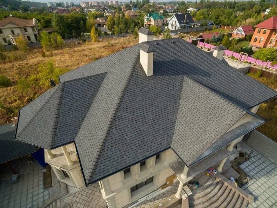 Гибкая черепица технониколь Shinglas Ранчо серый, двухслойная, 2 м2 - купить в и