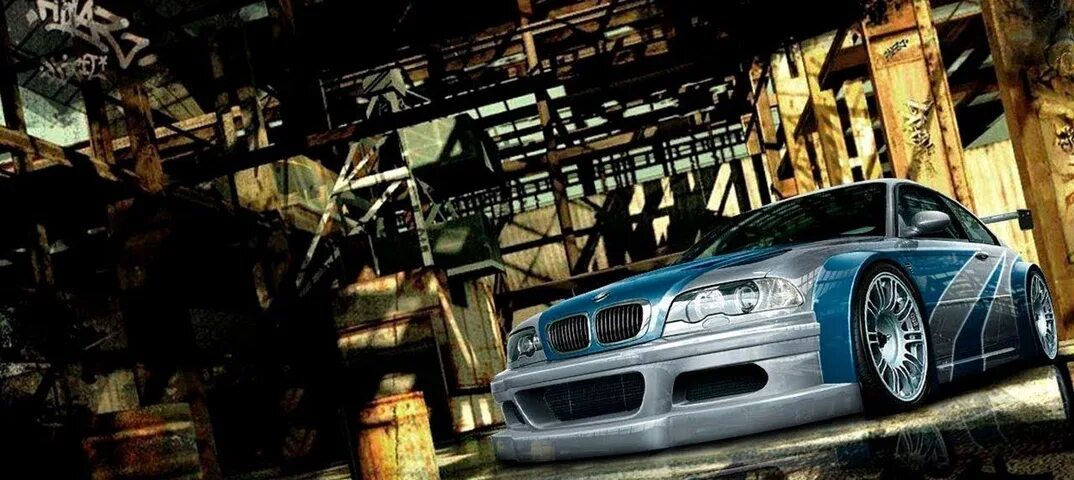 Трейнер нид фор спид. NFS MW 2005 Black Edition. NFS most wanted 2005 мост. БМВ NFS most wanted. БМВ м3 ГТР мост вантед.