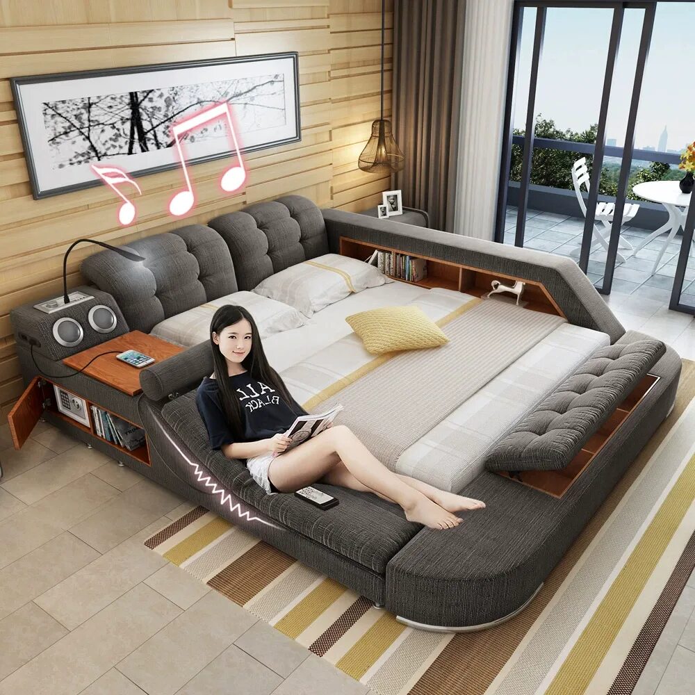 Смарт кровать татами. Кровать многофункциональная Кинг сайз. Многофункциональная кровать Smart Bed азиатская. Кровать-татами Киото. Диван купить алиэкспресс