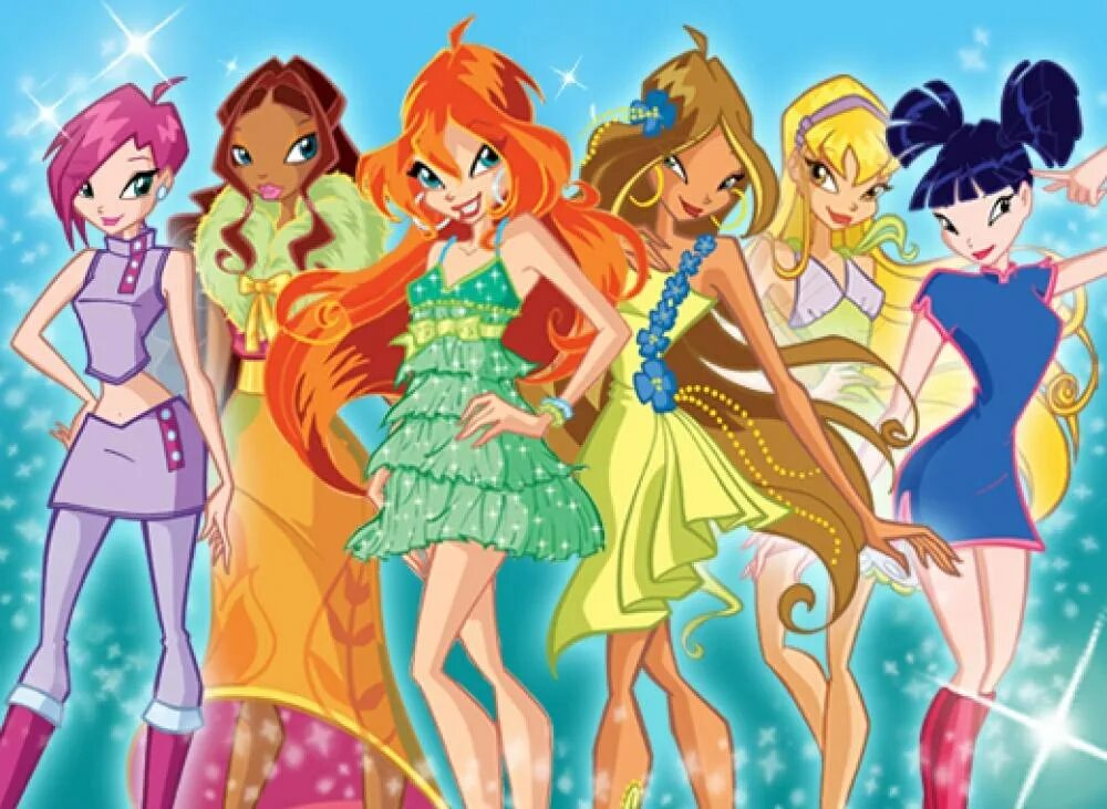 Передачи винкс. Клуб Винкс. Феечки Винкс. Феи Винкс команда. Winx Club 4kids.