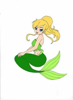 Tinkerbell mermaid by omei01 on deviantART Капитан Крюк, Фильмы Диснея, Рус...