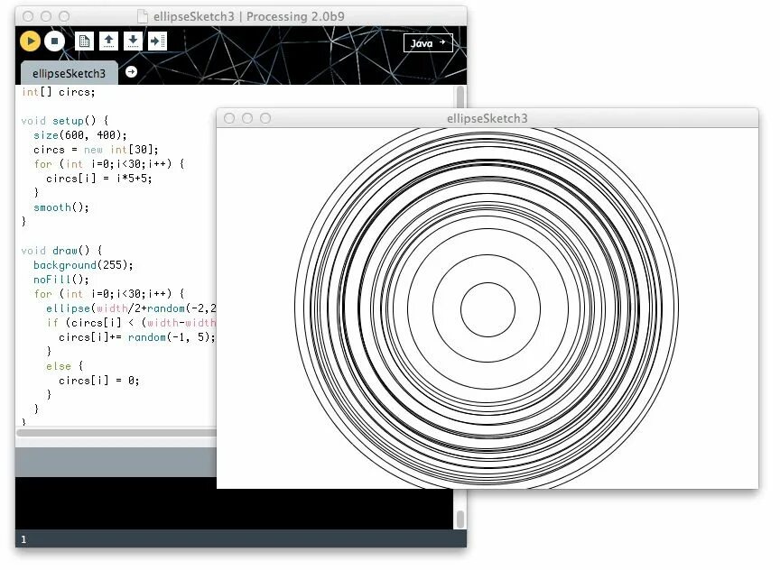 Processing 3 3 6. ВОЙД сетап. Processing.org. Void Setup. Circs.