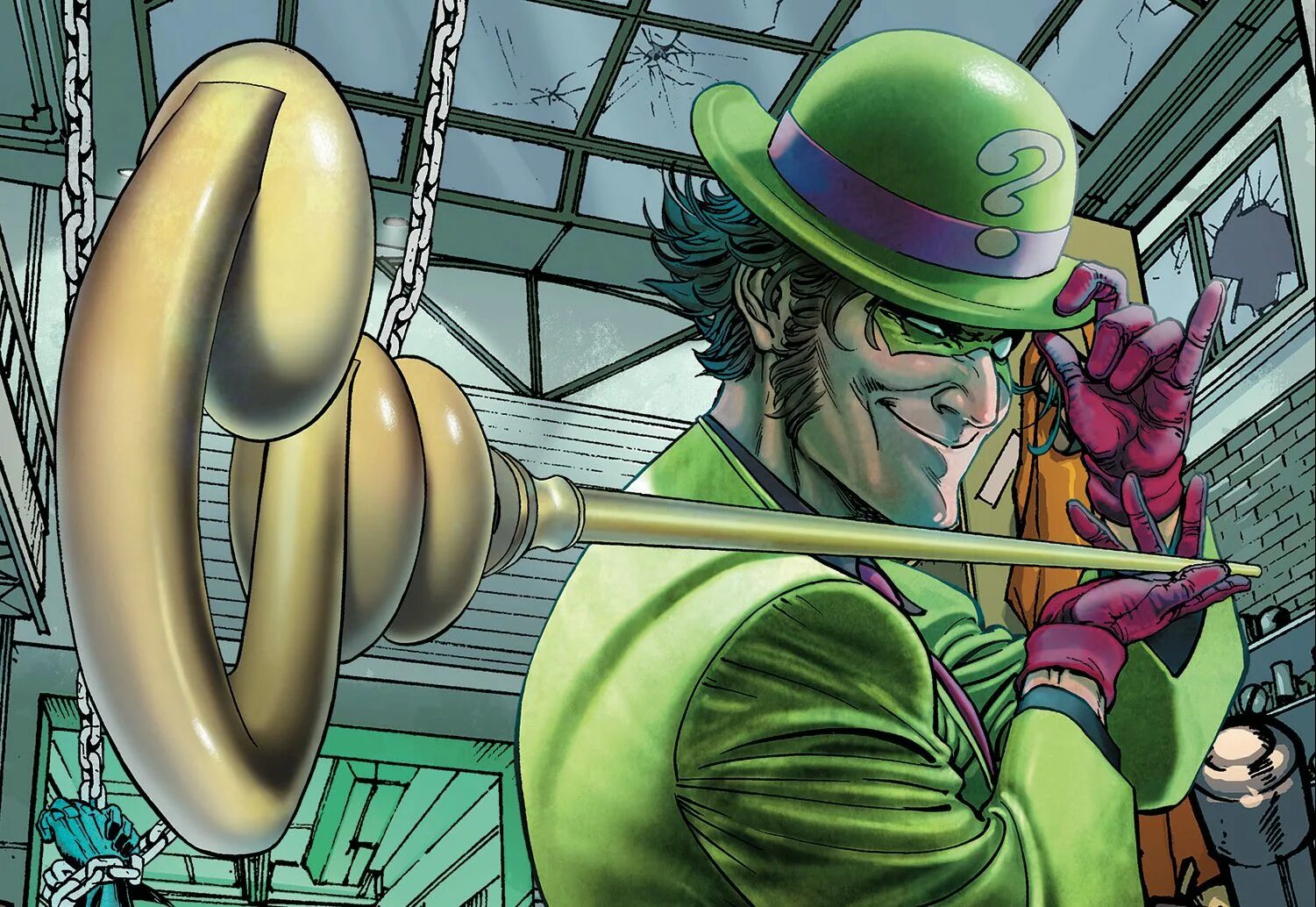 The riddler. The riddler