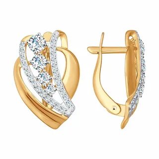 Золотые серьги картинки
