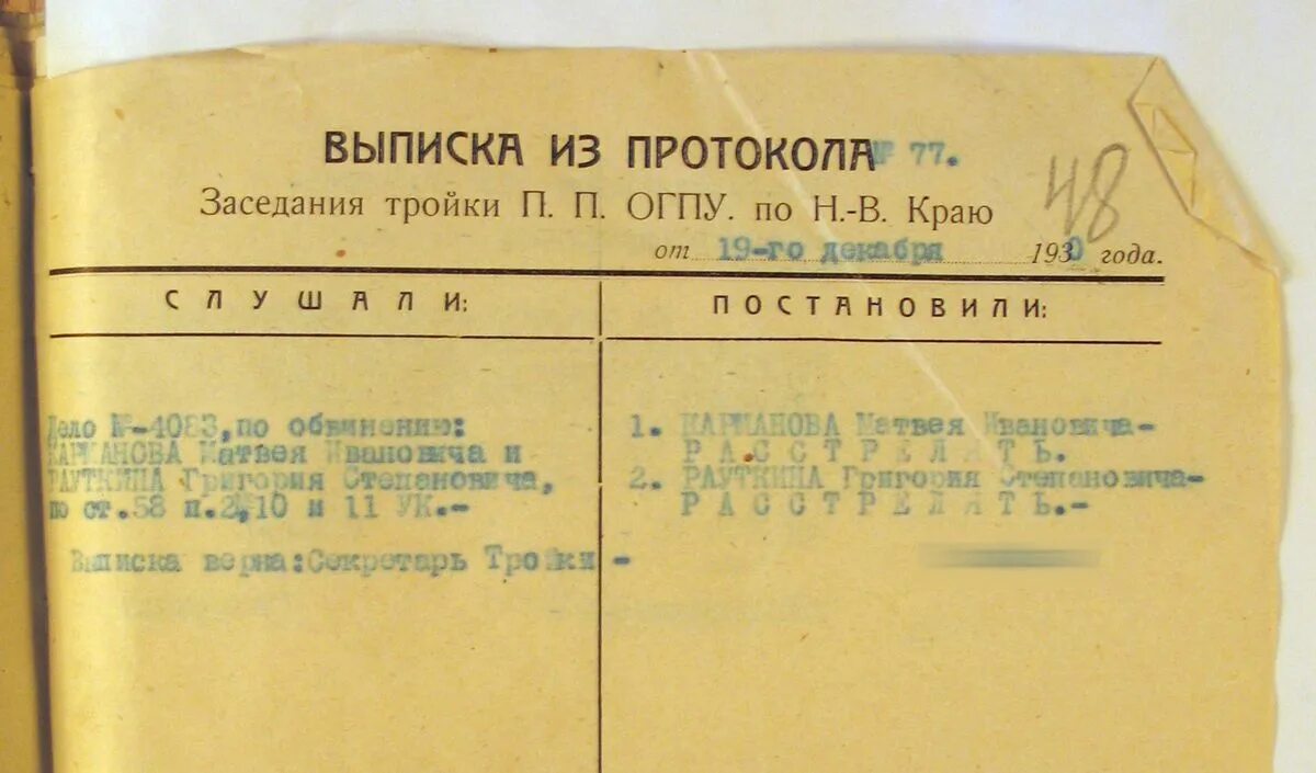 Нквд выписка из протоколаксср. Выписка из протокола нквд 1938. Протокол заседания тройки нквд. Огпу на карте. Тройки пп огпу.