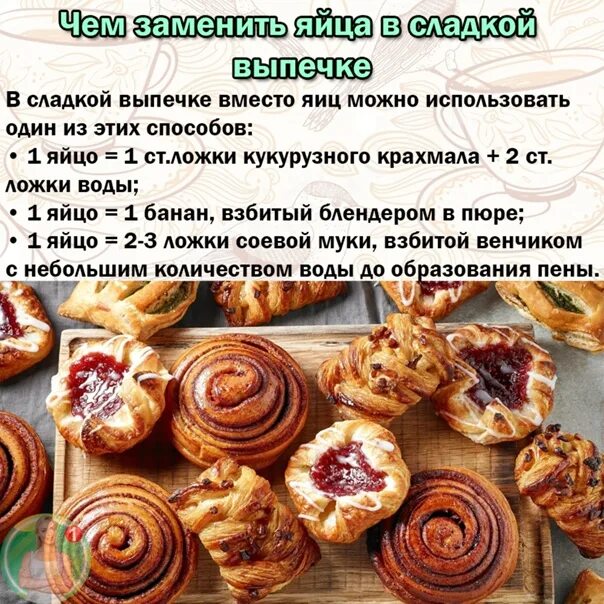 Чем заменить выпечку при правильном питании. Чем заменить яйцо в тесте.