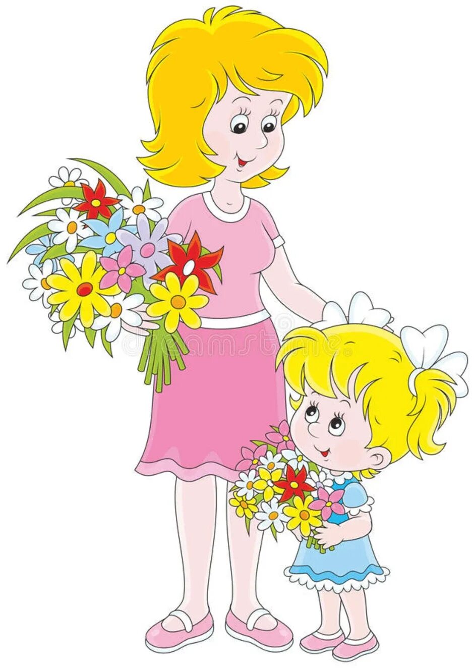 Мы мамины цветочки дочки. Ребенок дарит цветы маме. Воспитатель и дети и цветы. Девочка и мама с цветами. Букет цветов для мамы для рисования детям.