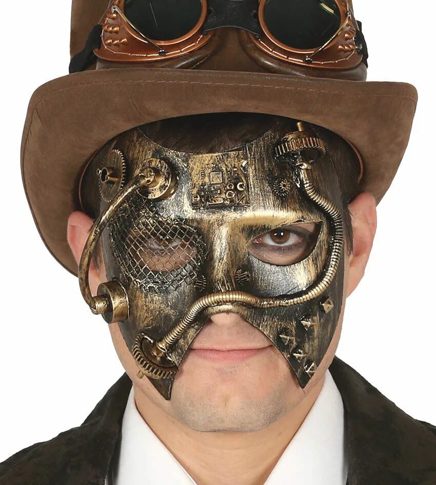 Картинка где маска. Маска Mens Steampunk. Стимпанк маскарад. Маска мужская. Карнавальная маска стимпанк.