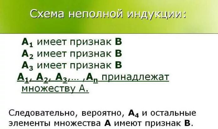 Метод неполной индукции. Схема неполной индукции. схема неполной индукции в логике. неполная индукция в логике примеры. индуктивный метод пример.