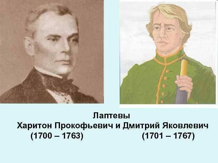 Х п лаптев. Братьев Дмитрия и Харитона Лаптевых.