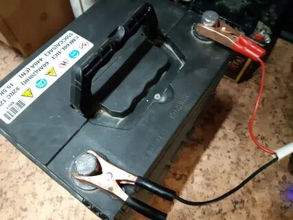 Как зарядить необслуживаемый аккумулятор