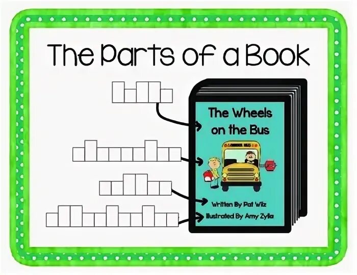 Parts of a book. Parts of the Bus. Book Parts. Wheels on the Bus Worksheets. The Wheels on the Bus Mini book Coloring.