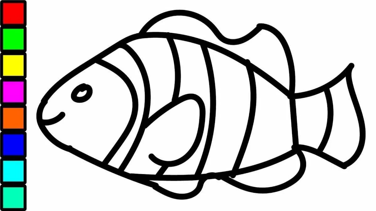 Рыбы для детей 3 4 лет. Рыбки для раскрашивания. Рыба раскраска. Рыбка картинка для детей раскраска. Рыба раскраска для детей.