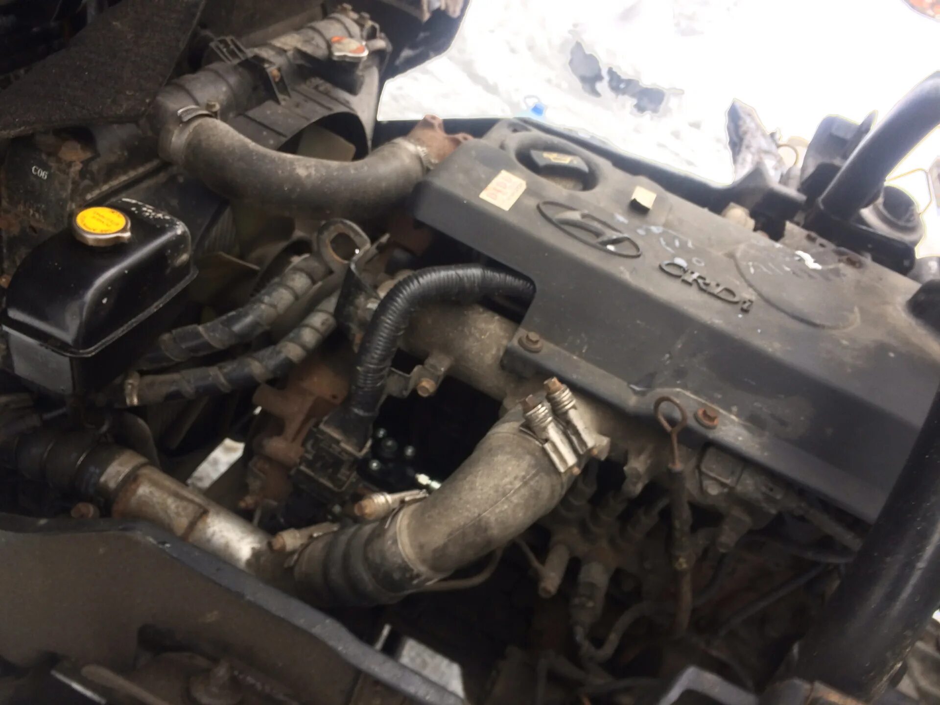 Купить Двигатель D4DD Hyundai HD-78 в сборе. контрактный в Санкт-Петербурге по ц
