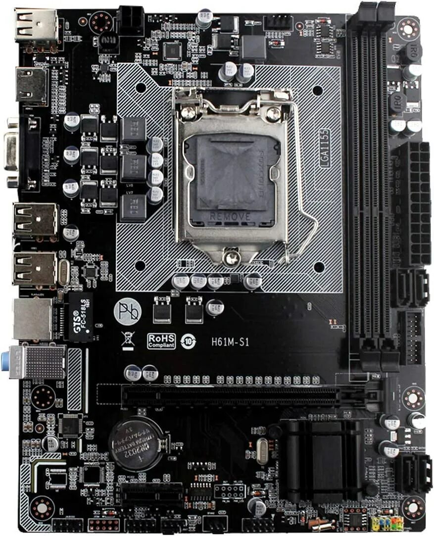 Материнская плата сокет lga 1155. H61m Micro ITX. 1356 Сокет материнская плата. Motherboard LGA 1155 HDMI VGA. Системная плата Unknown h61 motherboard.