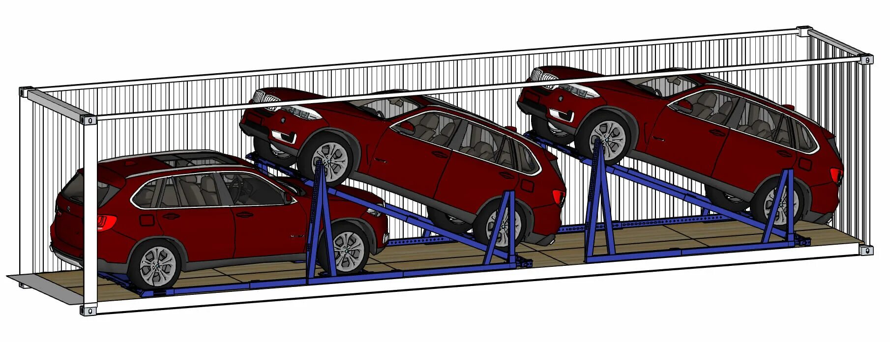 Load car. Система Trans-rak. Vehicle Racking Systems. Car Storage. Система el-rak купить.