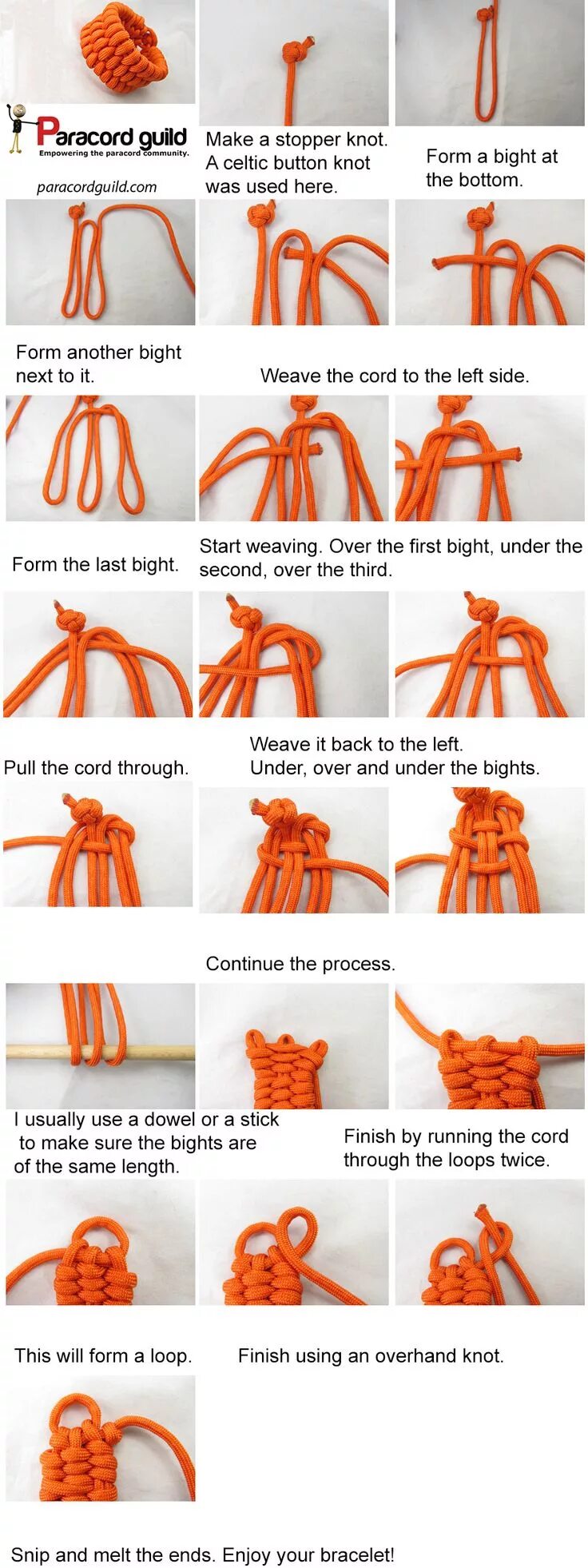 Conquistador paracord bracelet - Paracord guild Paracord bracelet instructions, 