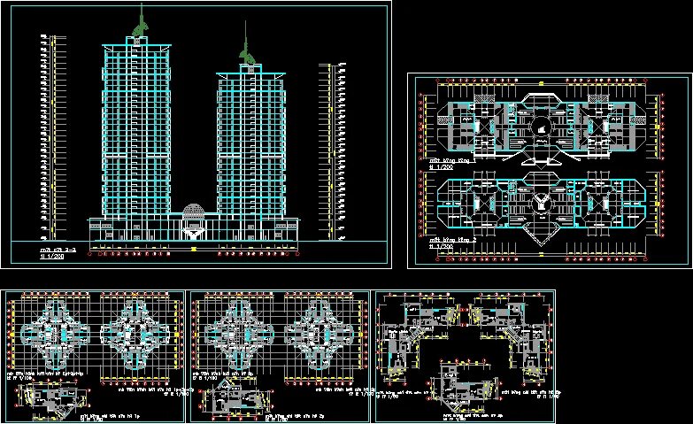 Single Family Dwelling - DWG Block for AutoCAD * Designs CAD