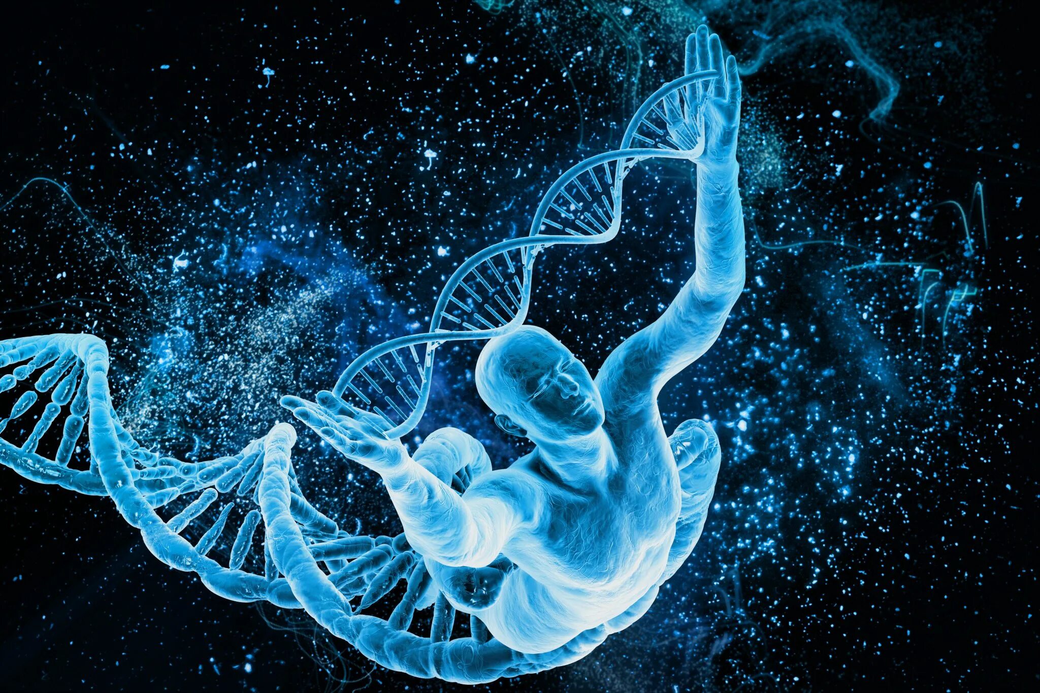 ДНК. ДНК космос. Человеческая ДНК. Спираль ДНК космос.