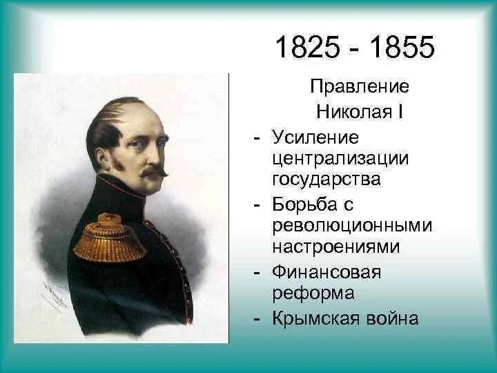 Сообщение о николае 1 по истории 9