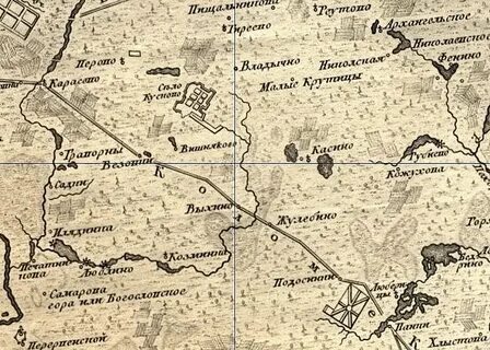 История места на карте