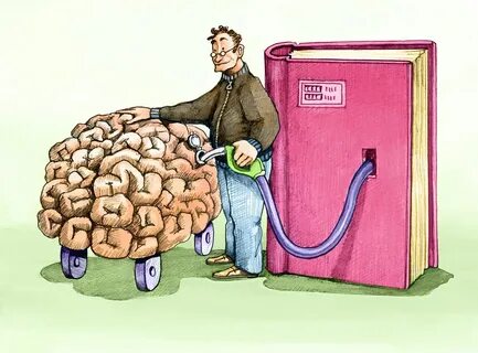 Мозг карикатура