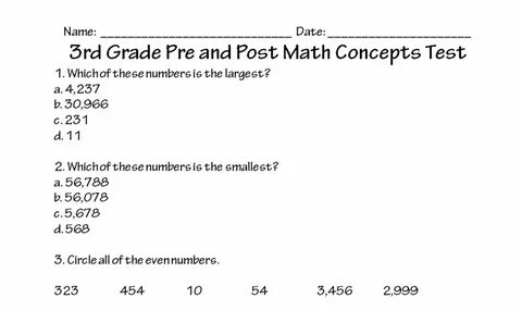 Grade 7 test 3