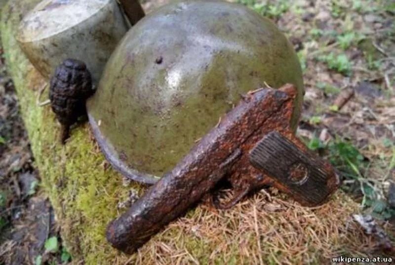 Эхо военные. Военные находки оружие.