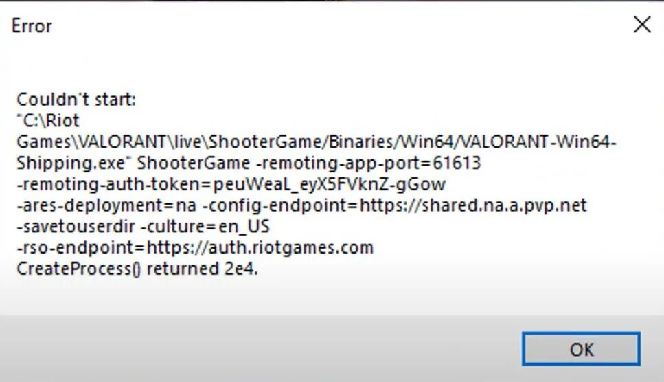 Не удалось запустить valorant. Ошибка couldn't start. Couldn t start ошибка. Ошибка при запуске валорант. Ошибка win64 shipping exe.