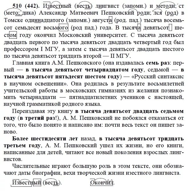 В тысяча девятьсот втором году. Русский язык 6 класс упражнение 442. Рускиязие класа 6 упражненя 442. В тысяча девятьсот пятьдесят первом году в Михайловском рядом. Комплексный анализ текста 7 класс в тысяча девятьсот пятьдесят первом.