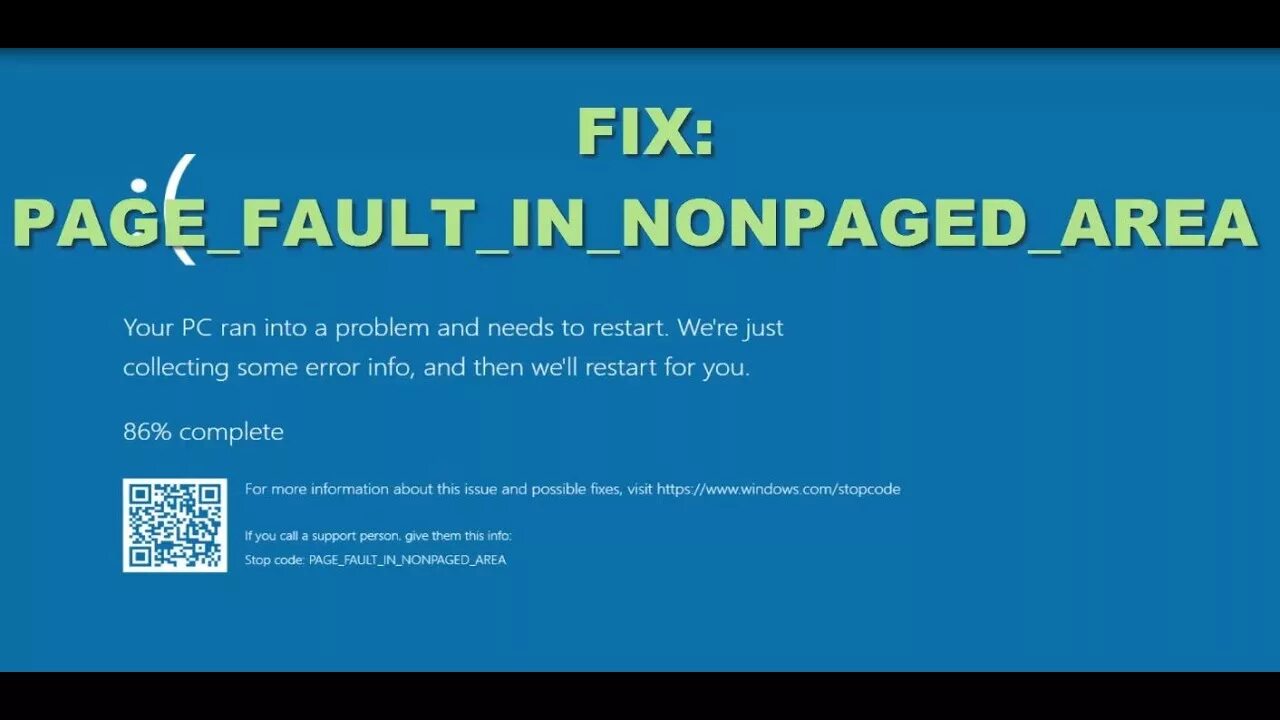 Page Fault in NONPAGED area. Page Fault in NONPAGED area Windows. Экран смерти Page_Fault_in_NONPAGED_area. Синий экран Page Fault in NONPAGED area Windows 10.