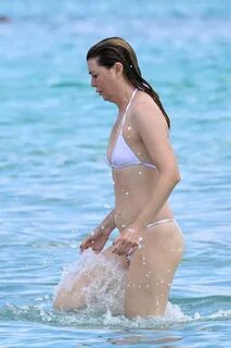 ELLEN POMPEO in Bikini at a Beach in Sardinia 07/13/2022.