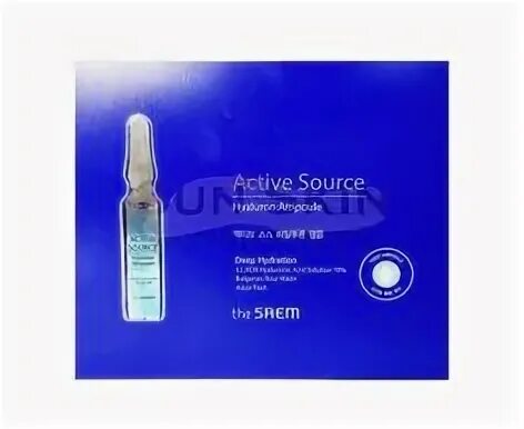 Active source. Сыворотка «hyaluron active». см active source сыворотка active source hyaluron ampoule_n. лучшие корейские ампульные сыворотки для лица. гиалуроновая ампульная эссенция the saem active source hyaluron ampoule 2 мл..