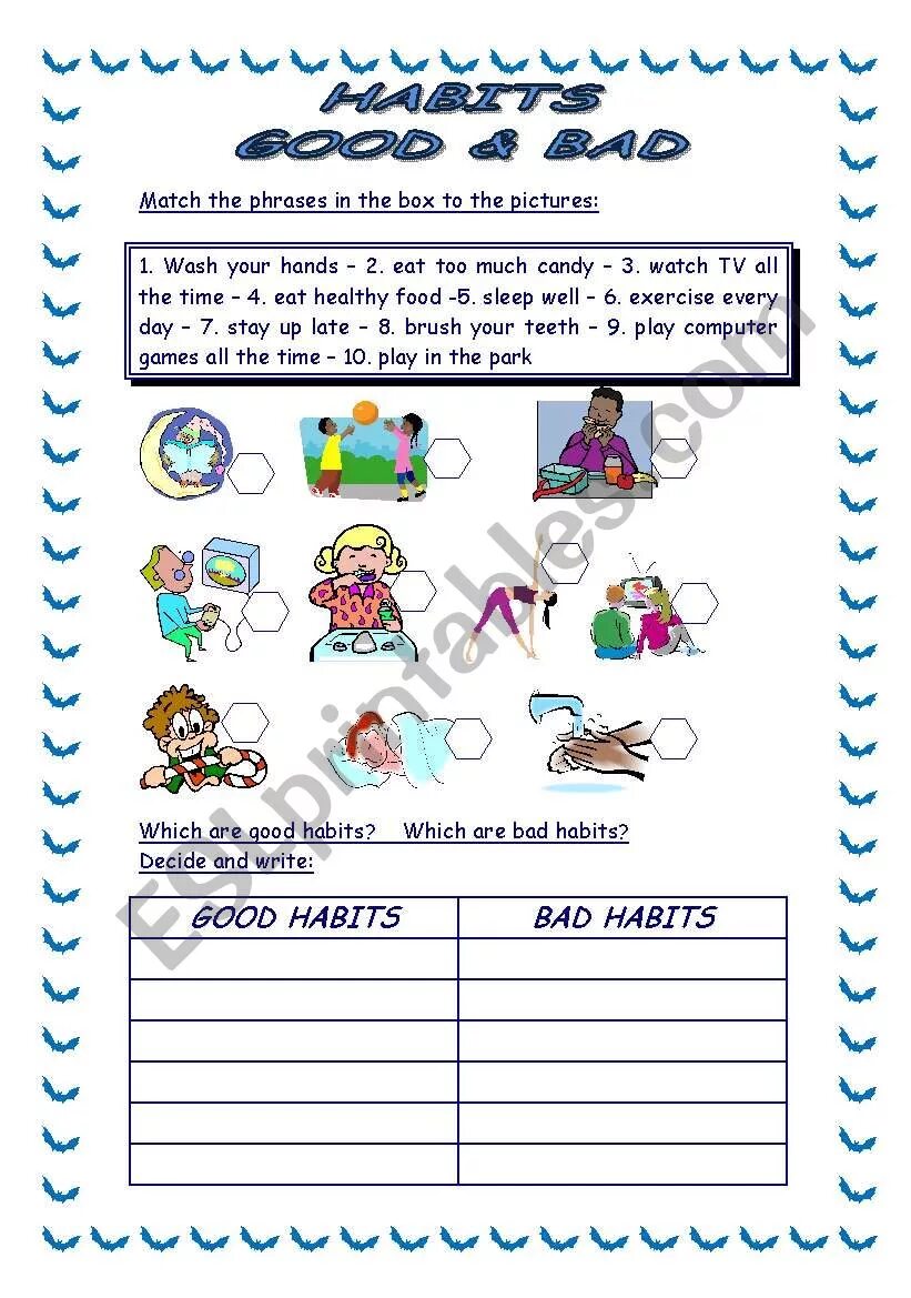 Good and bad habits worksheets. Habits worksheet. Задания на past simple worksheets. Wordsearch healthy habits. Habits worksheets.