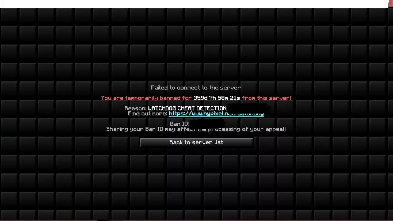 Бан в майнкрафте на сервере. Забанили на ХАЙПИКСЕЛЕ. Бан Hypixel за читы. Скрин БАНА на ХАЙПИКСЕЛЕ. Бан в МАЙНКРАФТЕ на сервере за читы.