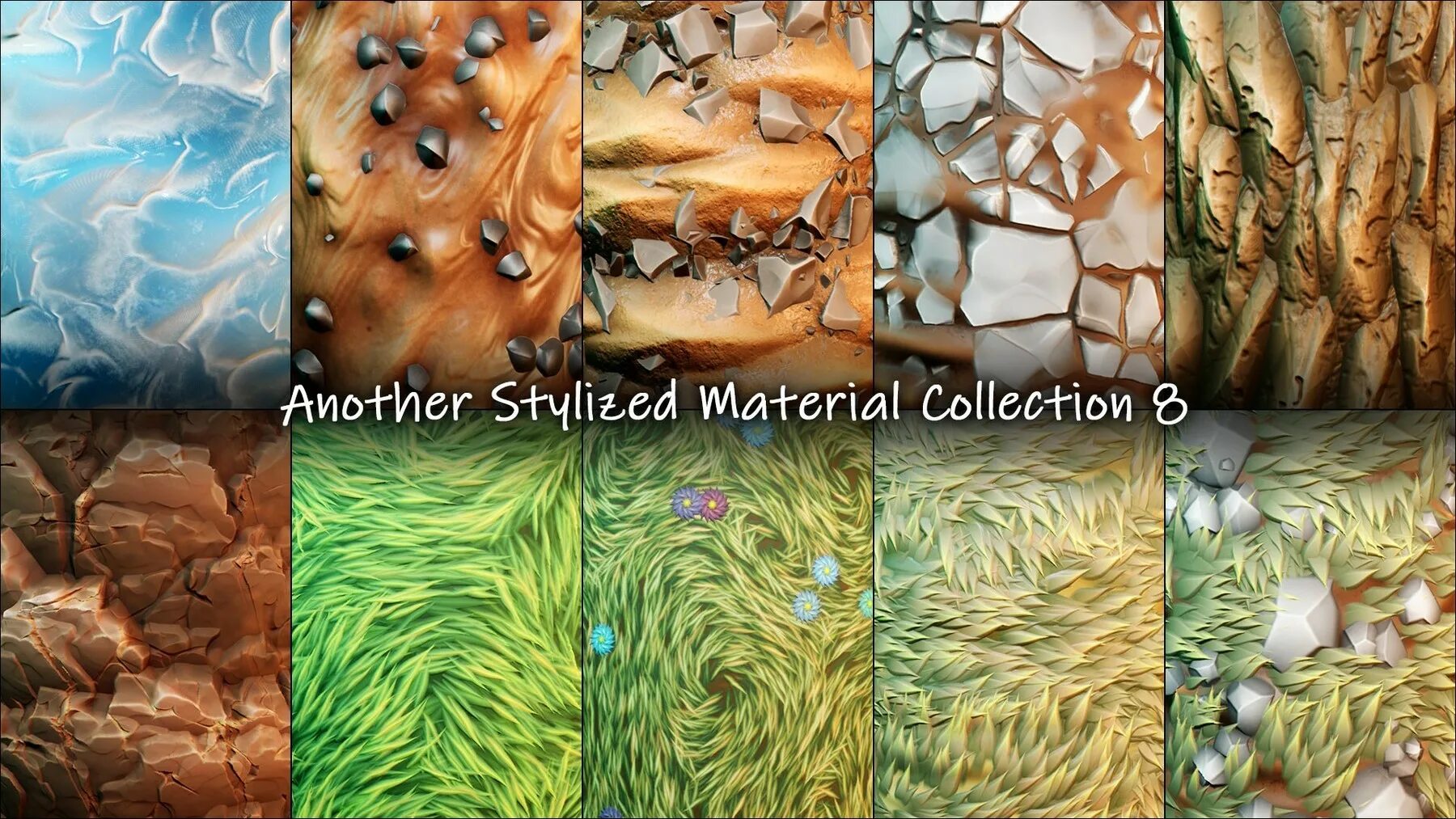 Stylized material зик. Stylized Sandstone material. Stylized ground. Stylized grass material.