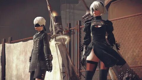 Скриншот: игра NieR: Automata  Square Enix 