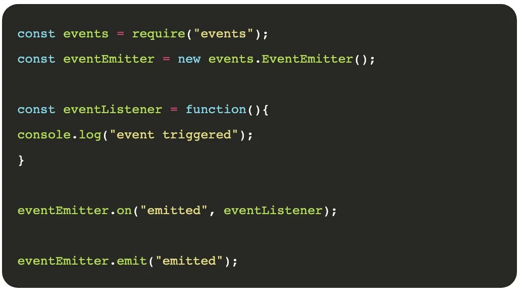 Node js emit. Eventemitter. события js. стандартные события js. events listener in programming.