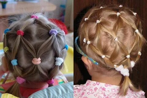 Детские прически на каждый день в садик