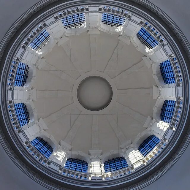 Кессоны пантеона. Dome light. Зеркальный купол. Куполе света. Куполе света.