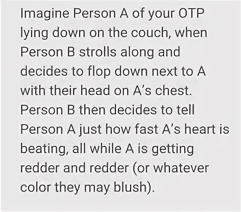 Imagine a person