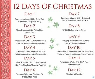 Twelve days of christmas